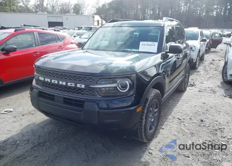 2025 Ford Bronco Sport Big Bend from USA, damaged, VIN 3FMCR9BN6SRE65767